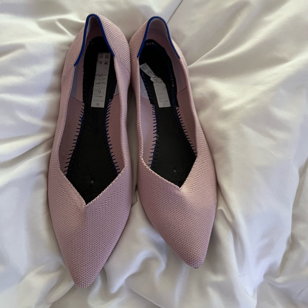 Rothy’s—pale pink, great used condition.